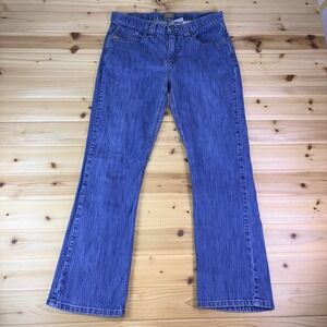Rockies Jeans Womens 12S Rebecca Relaxed Bootcut Embroidered Denim Blue Jeans